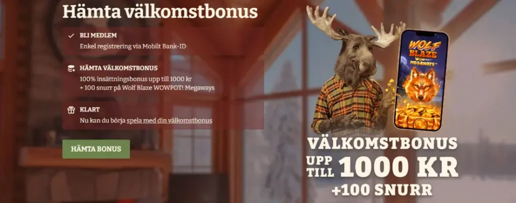 Casinostugan bonus