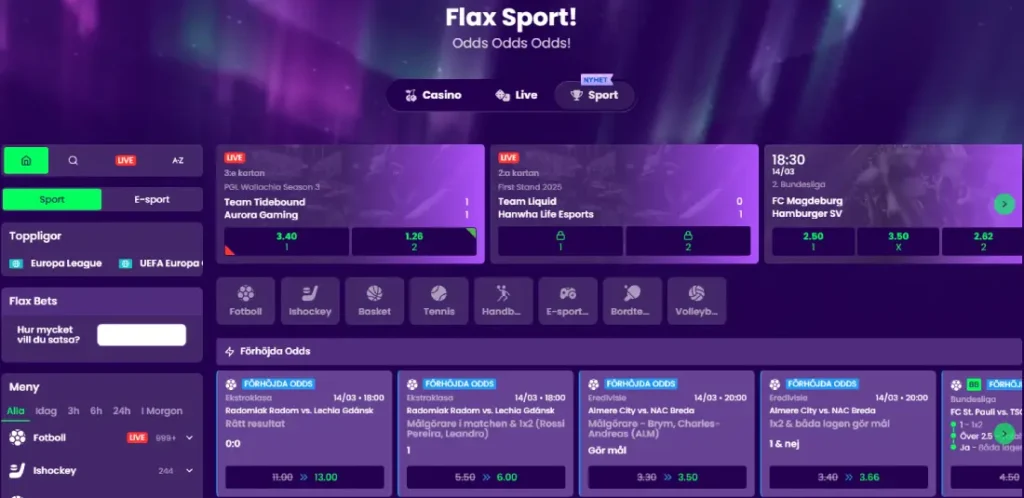 Flax betting