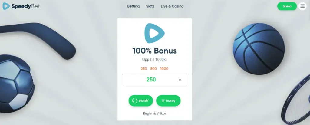 Speedybet bonus