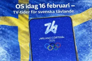 Os Idag 15 februari - tv tider för svenska tävlande. Milano Cortina 2026
