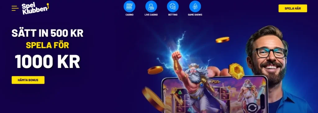 Spelklubben välkomstbonus