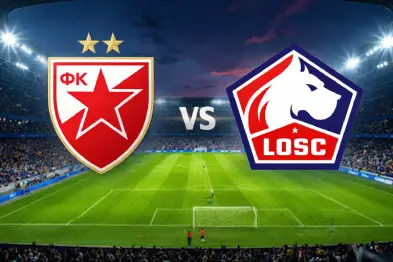 Crvena Zvezda vs Lille. Fotboll Europa League 26/2 2026. Odds 2