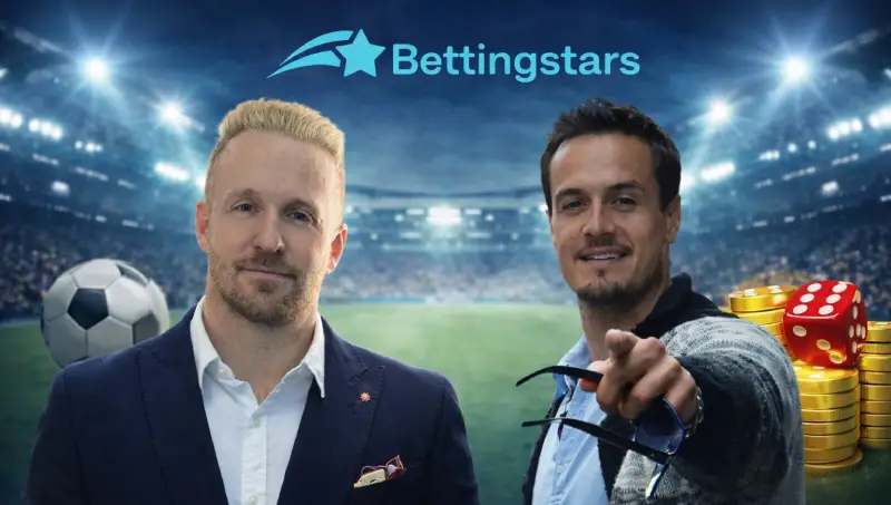 Bettingstars expert Sanel Bettingstars grundare Magnus Westerberg och Sanel Hrnjic