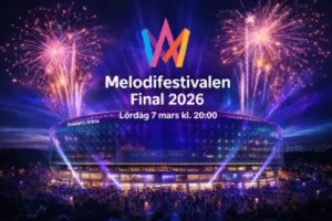 Melodifestivalen 2026 final - Strawberry arena, Lördag 7 mars kl 20:00